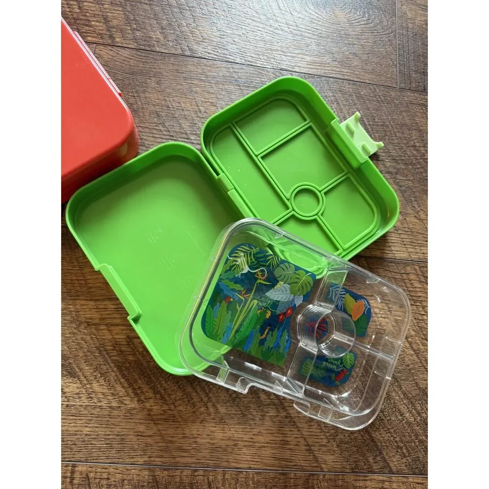 Yumbox Bento Lunch Box Set of 3 with matching Stainless Thermos